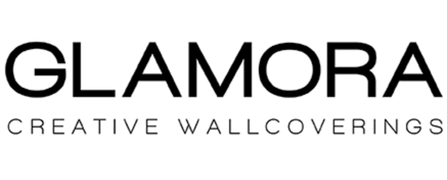 Logo der Tapetenmarke Glamora – Creative Wallcoverings