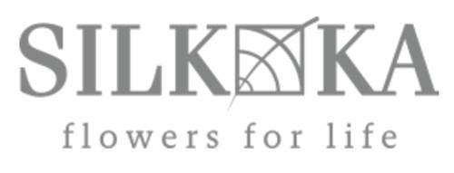 Logo der Kunstblumen-Marke Silkka – Flowers for Life
